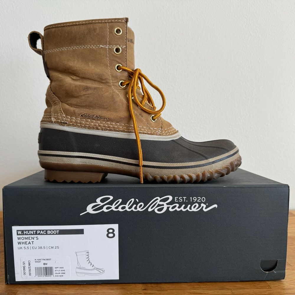 Eddie Bauer Hunt Pac Waterproof Boots 8